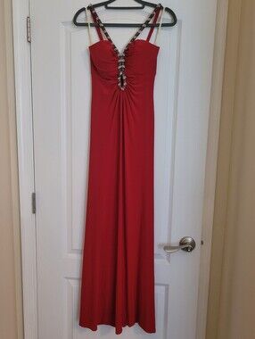 buy used homecoming dresses May Queen MQ2097 - Long A-Line Dress